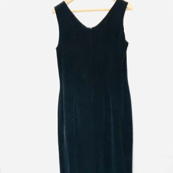 Patrick Collection 100% Silk Little Black Sheath Dress – Size 8 Elegant Classic - Picture 5 of 12